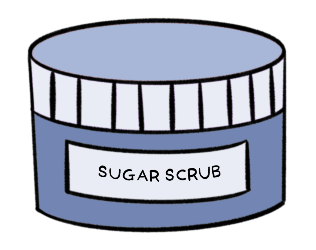 Sugar scrub pot icon  - DIY skin care products